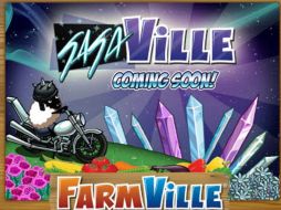 Cristales de colores, unicornios mágicos y ovejas en motocicleta decoran ''Gagaville''.FACEBOOK.COM  /