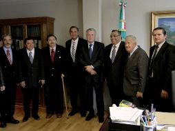 Comitiva yucateca se reúne con el embajador de México en España, Jorge Zermeño. NTX  /