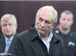 Imagen de Dominique Strauss-Kahn sacada de su ficha de prisionero del departamento de Policía de Nueva York. ARCHIVO  /