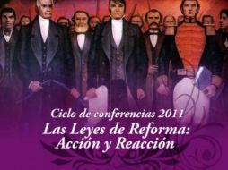 Destacan la importancia que la familia Lerdo de Tejada tuvo en el país en el ciclo 'Las Leyes de Reforma: Acción y reacción'. ESPECIAL  /