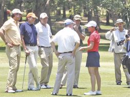 Lorena Ochoa no jugó el torneo, pero sí convivió durante el mismo con los jugadores participantes. S. NÚÑEZ  /
