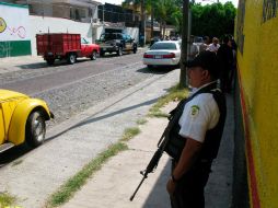 Policías municipales no pudieron detener a los agresores que victimaron al hombre en la colonia Arcos de Guadalupe. M. PATIÑO  /