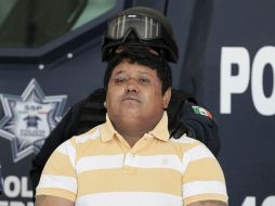 Julio de Jesús “El Negro” Radilla es presentado por la Policía Federal ante los medios de comunicación. REUTERS  /