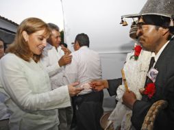 Gloria Guevara Manzo visita el Pueblo Mágico de Comala. S. NUÑEZ  /