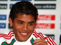 Jonathan dos Santos podría jugar junto con su hermano en el Racing de Santander. MEXSPORT  /