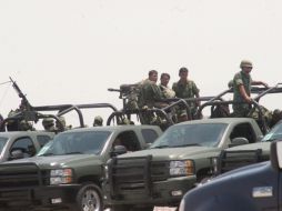 En los próximos días arribarán a San Luis Potosí 567 elementos que conforman un batallón y dos compañías del Ejercito mexicano. ARCHIVO  /