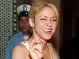 La colombiana ha mostrado su apoyo a Piqué en varios partidos esta temporada. AFP  /