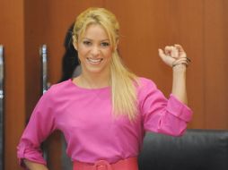 La cantante también confesó que no se perdería el partido del Barça. AFP  /