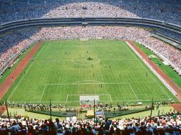 El Estadio Azteca fue inaugurado el 29 de mayo de 1966 por el entonces Presidente de México Gustavo Díaz Ordaz.  /