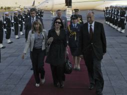 Hoy Cristina Fernández brindará una rueda de prensa conjunta con  el Presidente de México, Felipe Calderón. EFE  /