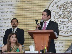 El diputado, Enrique Aubry, rindió su informe luego de cuatro meses de estar al frente de la Mesa Directiva. M. FREYRIA  /