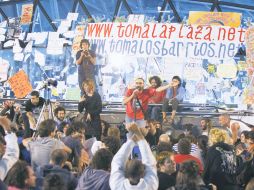 Asamblea General del movimiento 15-M que se celebra en la madrileña Puerta del Sol. NTX  /