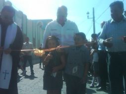 Enrique Alfaro en la inauguración de obras en San Sebastián. I. DE LOZA  /