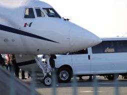 Jorge Hank Rhon fue trasladado de la Base Aérea Naval de Tijuana a la Ciudad de México, tras ser detenido. EL UNIVERSAL  /