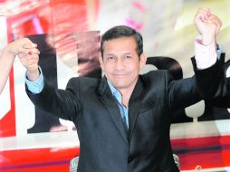 El candidato de Gana Perú, Ollanta Humala, se proclamó vencedor, aún sin resultados oficiales. EFE  /