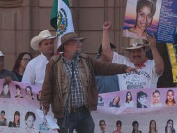 Javier Sicilia se promulga a favor de la seguridad con Caravana por la Paz. NOTIMEX  /