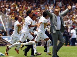 El campeón Pumas de la UNAM inicia defensa del titulo frente a San Luis. MEXSPORT  /