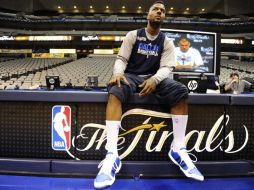 DeShawn Stevenson durante un entrenamiento con los Mavericks. EFE  /