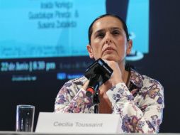 Cecilia Toussaint, una de las principales organizadoras en el concierto en memoria a su hermano, el músico Toussaint.EL UNIVERSAL  /