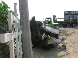En la zona del percance ya se han registrado varios siniestros, que han cobrado víctimas mortales. O. RUVALCABA  /