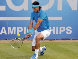 Rafa Nadal venció ayer al australiano Matthew Ebden en dos sets. EFE  /