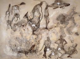 Fotografía de la obra Sin título de Miquel Barceló, que forma parte de la muestra. EFE  /