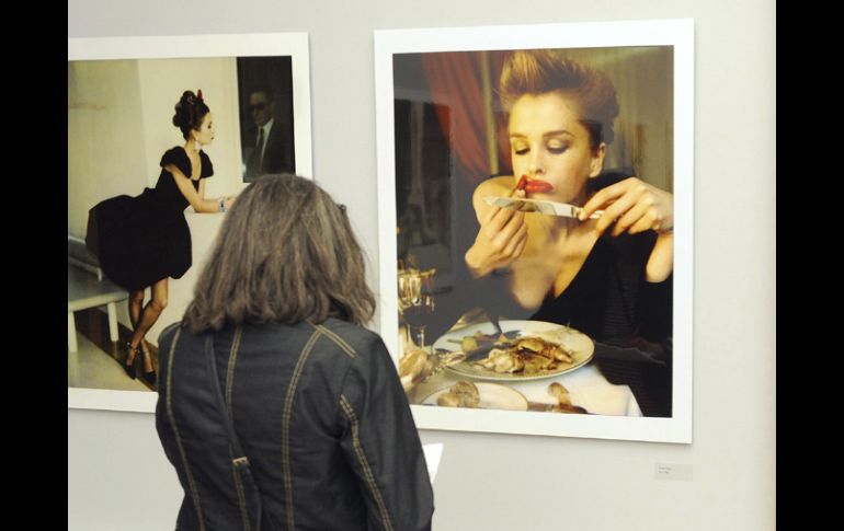 Helmut Newton usaba las Polaroid como bocetos. EFE  /