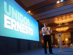 Ernesto Cordero dijo que los gobiernos panistas han conducido a México por la dirección correcta. EL UNIVERSAL  /