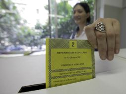 Para que la consulta sea efectiva, es necesario que más de la mitad de la población vote. REUTERS  /