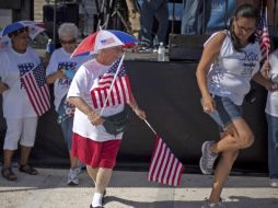 La llegada del mandatario generó gran entusiasmo entre los puertorriqueños. AP  /