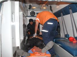 El hombre fue atropellado por el tren la madrugada del domingo y fue llevado al Centro Médico de Occidente. O. RUVALCABA  /