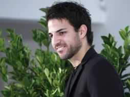 El centrocampista del Arsenal Cesc Fábregas durante un acto publicitario. REUTERS  /