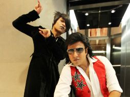 José Luis Guarneros, El Macaco, y Ariel Miramontes, Albertano, actúan y comparten la parte creativa junto a Mara Escalante. A. CAMACHO  /