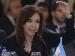 La presidenta de Argentina, Cristina Fernández. ARCHIVO  /