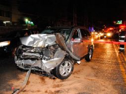 La camioneta de Florencia Barajas giró en al menos tres ocasiones para quedar a  50 metros del punto del accidente. O. RUVALCABA  /