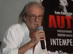 El también cantautor recientemente presentó su más reciente material ''Intemperie''. NTX  /