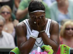 Serena Williams se emocionó con su victoria en Wimbledon. REUTERS  /