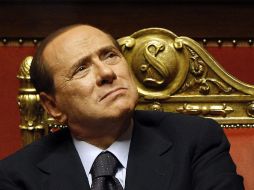 El primer ministro italiano, durante la comparecencia en el Senado. REUTERS  /