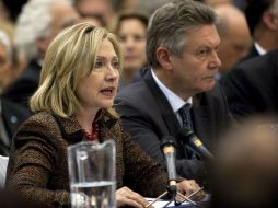 Clinton dijo que empresarios y clases privilegiadas del istmo deben convertirse en socios integrales en este esfuerzo. AP  /