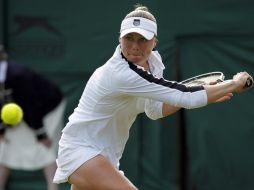 Vera Zvonareva, durante segunda ronda del Wimbledon. EFE  /