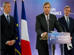 La cumbre concluirá hoy mismo, para que después Bruno Le Maire, ofrezca rueda de prensa para anunciar acuerdos. EFE  /