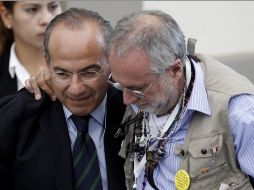 El líder del Movimiento por la Paz y el Ejecutivo federal intercambiaron puntos de vista sobre la situación actual de seguridad. AP  /