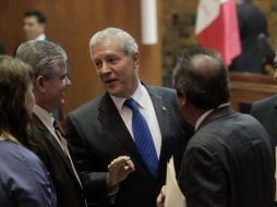 La advertencia es también para el secretario general de Gobierno, Fernando Guzmán; aspira ser titular del Ejecutivo local. S. NÚÑEZ  /