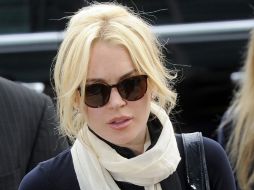 Lindsay no podrá recibir a amigos o familiares en su casa. AP  /