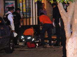 El lugar quedó acordonado para recabar los indicios del ataque. O. RUVALCABA  /