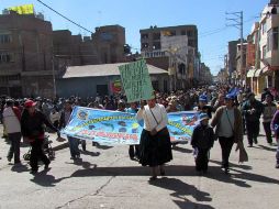 Los enfrentamientos entre la policía y los manifestantes dejó cuatro muertos y 25 heridos en la ciudad de Juliaca, Perú. AFP  /
