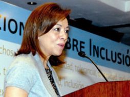 Josefina Vázquez afirmó que su intención de competir por la candidatura a la Presidencia primero fue tomada con su familia. ARCHIVO  /