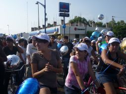 El recorrido del rally fue desde la plaza 18 de Marzo en el Sector Libertad, hasta el cruce de Chapultepec y Vallarta. S. MALDONADO  /