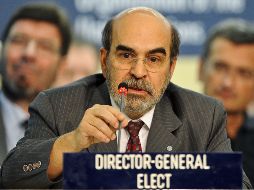 Da Silva, habla luego de haber sido elegido a la cabeza de la FAO en Roma. AFP  /