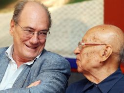 El historiador José María Murià y el pintor Jorge Navarro participaron en el Foro Cultura en Jalisco. E. BARRERA  /